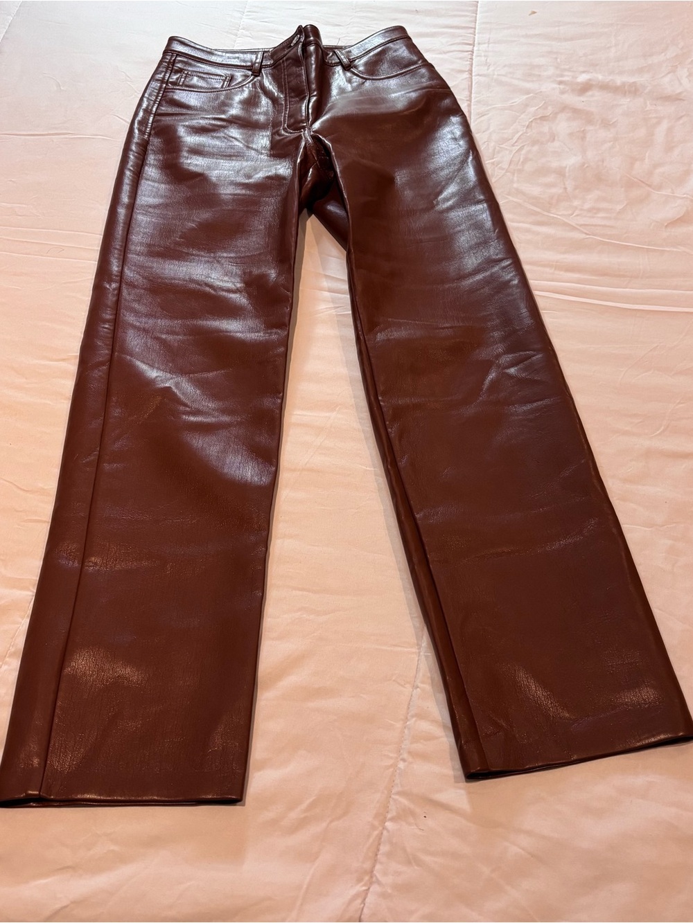 Aritzia Wilfred Leather Pants size S